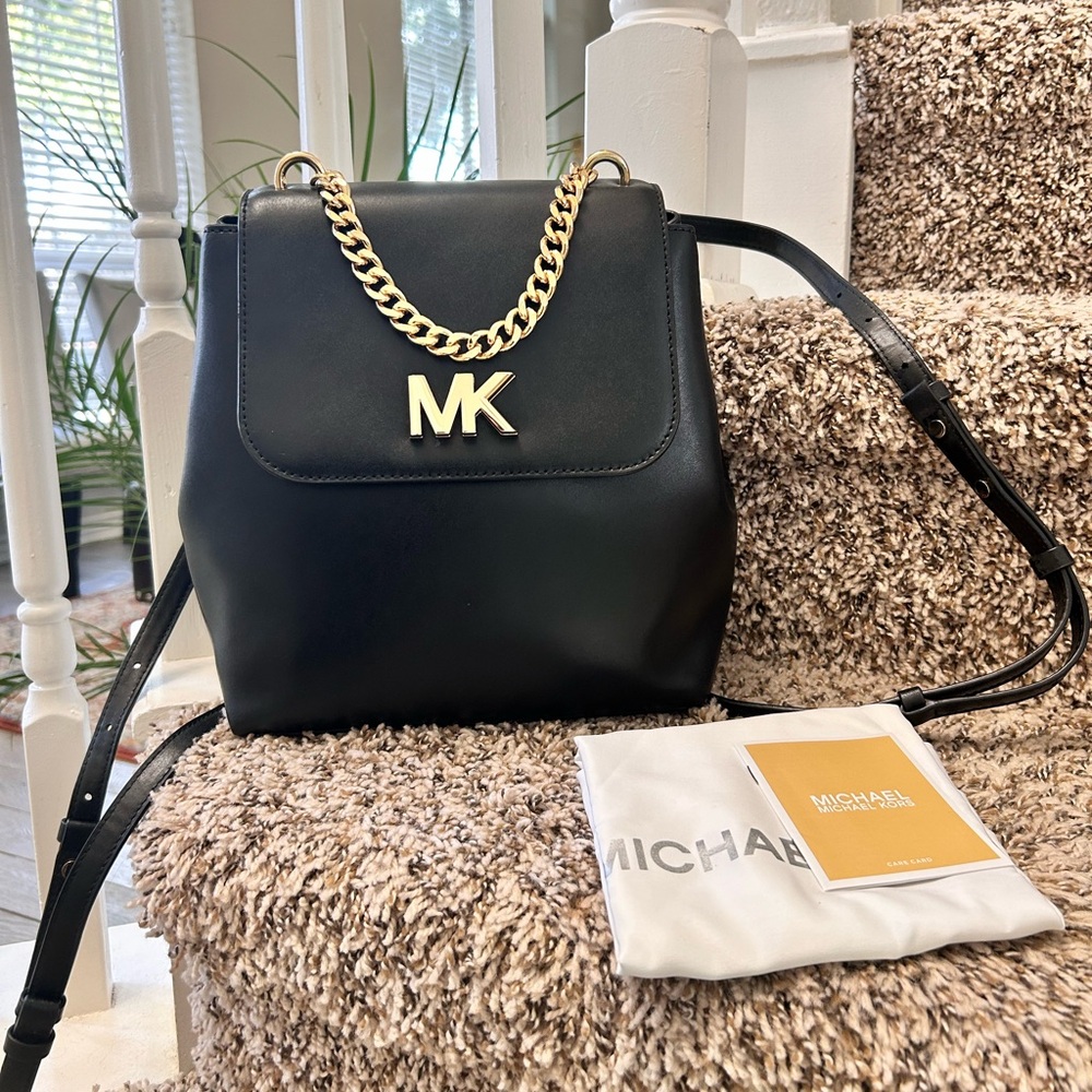 Mk crossbody bag leather